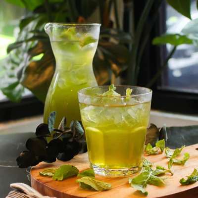 Green Lychee Tea Ice